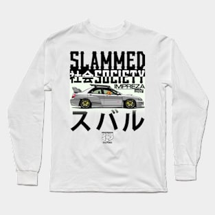 Subie Impreza WRX STI Rocket Bunny - Golden Retriever (Gray) Long Sleeve T-Shirt